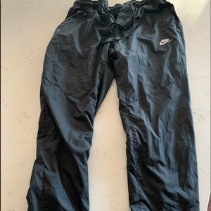 Mens Nike Black Joggers Size Large